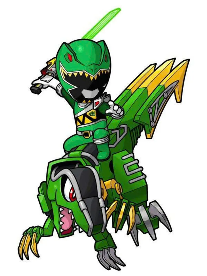 siêu nhân cuồng phong chibi