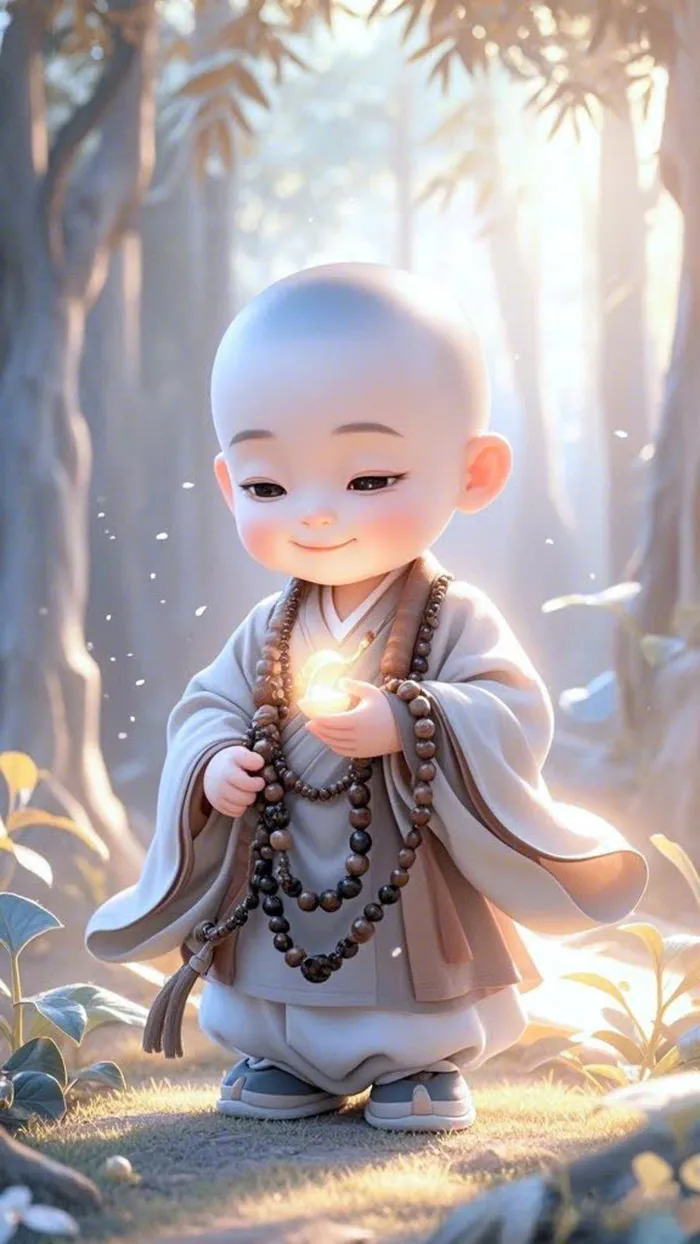 tải hình nền chú tiểu dễ thương