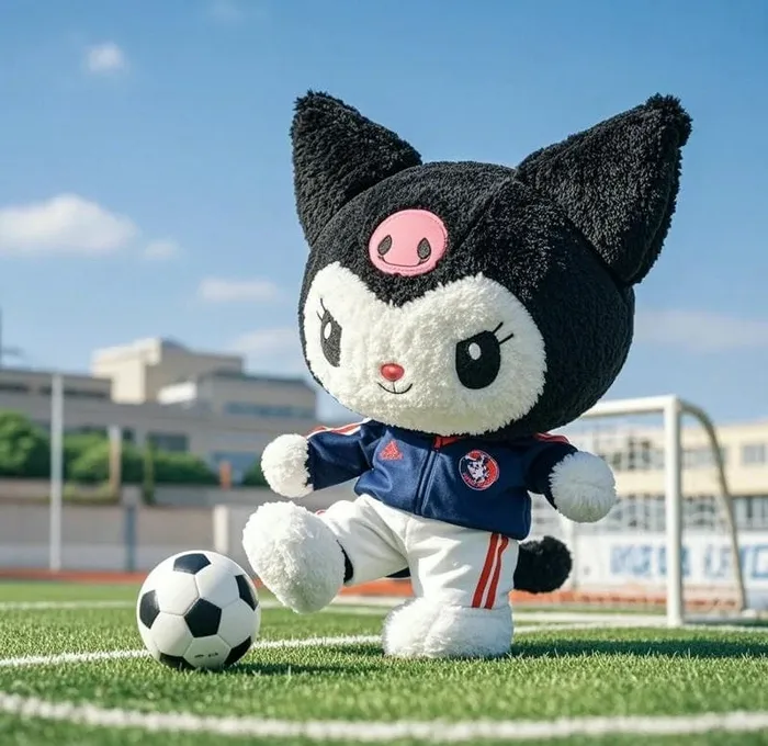 Kuromi hình ảnh đáng yêu đá bóng