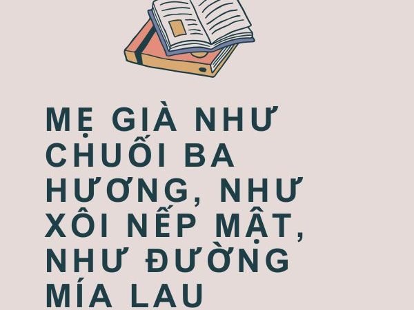 Giải nghĩa câu “Mẹ già như chuối ba hương, như xôi nếp mật, như đường mía lau”