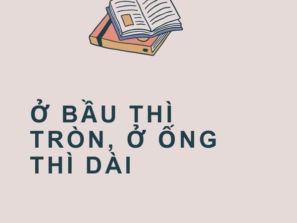 Giải Nghĩa Câu Tục Ngữ “Ở Bầu Thì Tròn, Ở Ống Thì Dài”