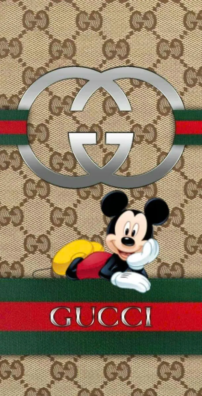 ảnh gucci nền đen