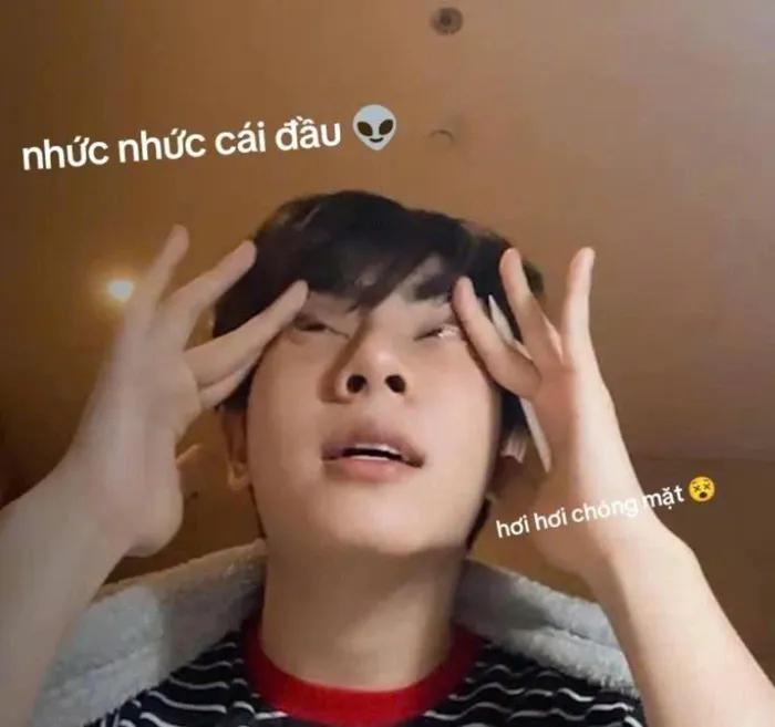 ảnh hài hước đau đầu meme