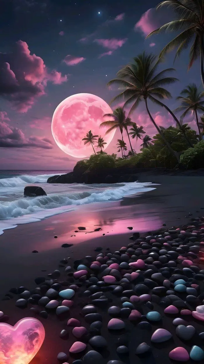 ảnh mặt trăng đẹp 3d