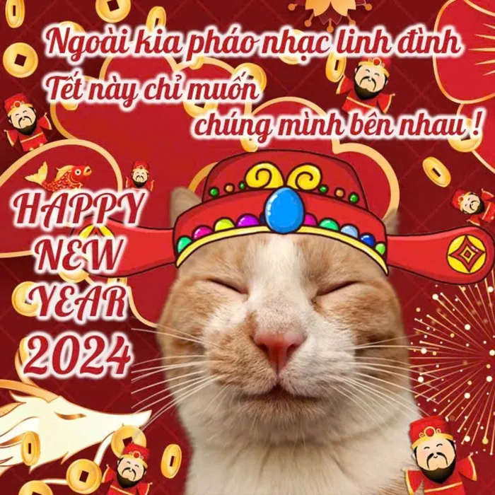 avatar ảnh tết 2024 cute