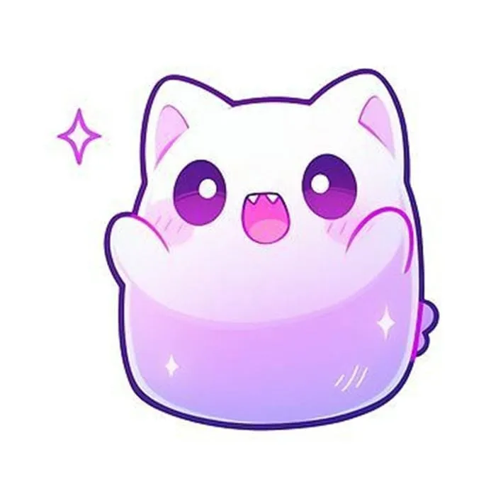 avatar màu tím cute