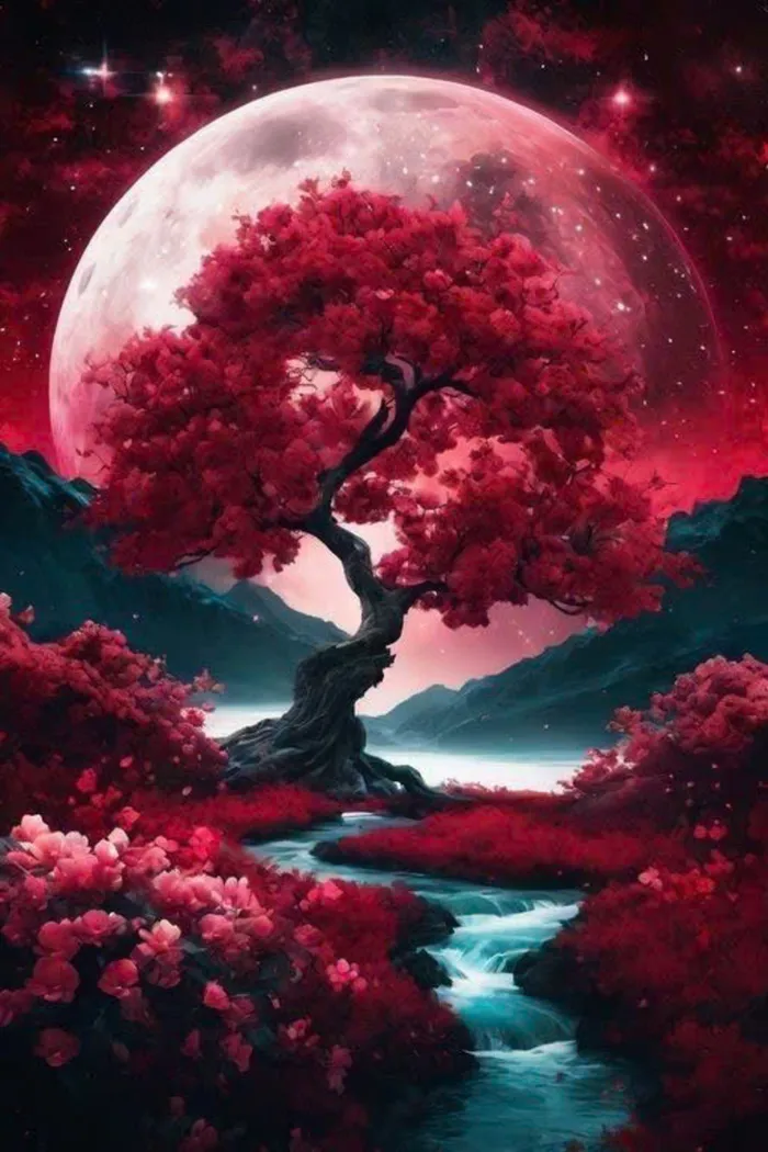 background màu đỏ đẹp