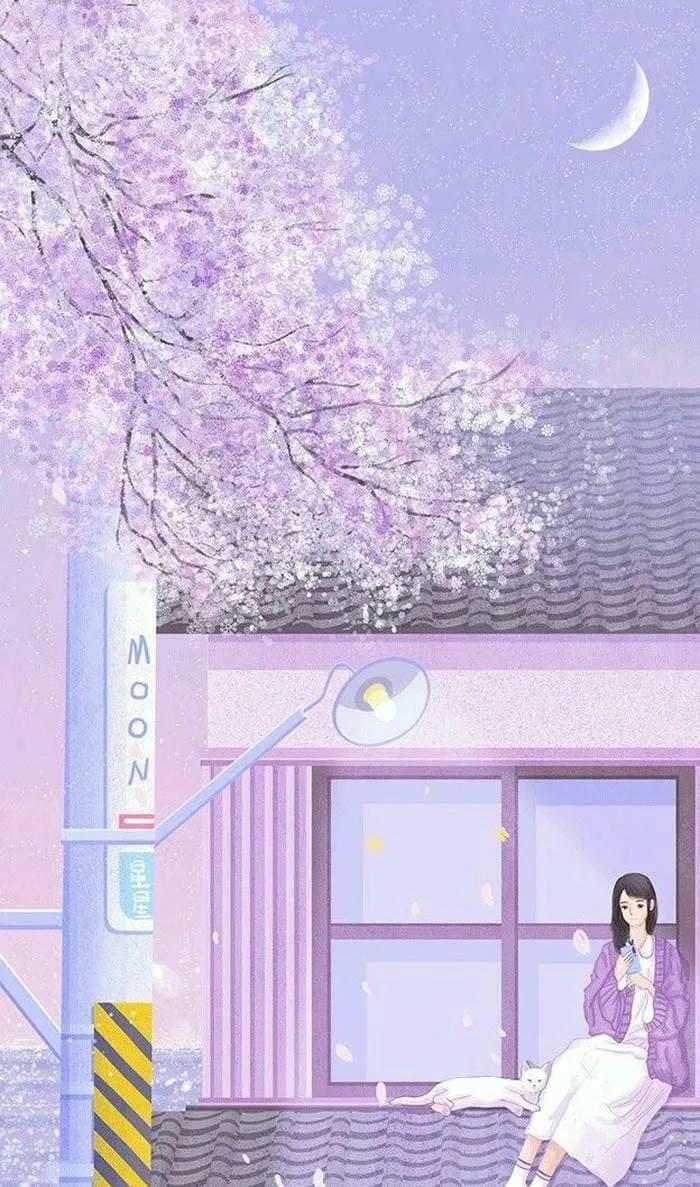 hình ảnh màu tím thơ mộng