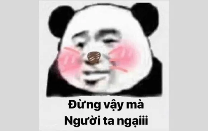 hình ảnh ngại đỏ mặt meme