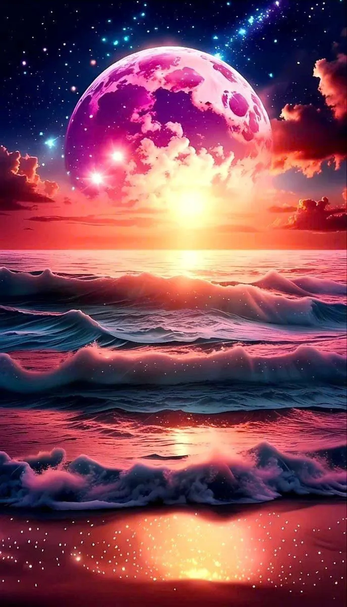 hình ảnh ông trăng