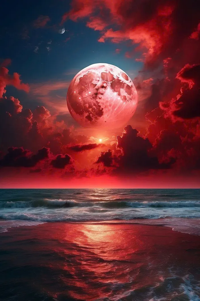 hình nền ảnh mặt trăng 3d