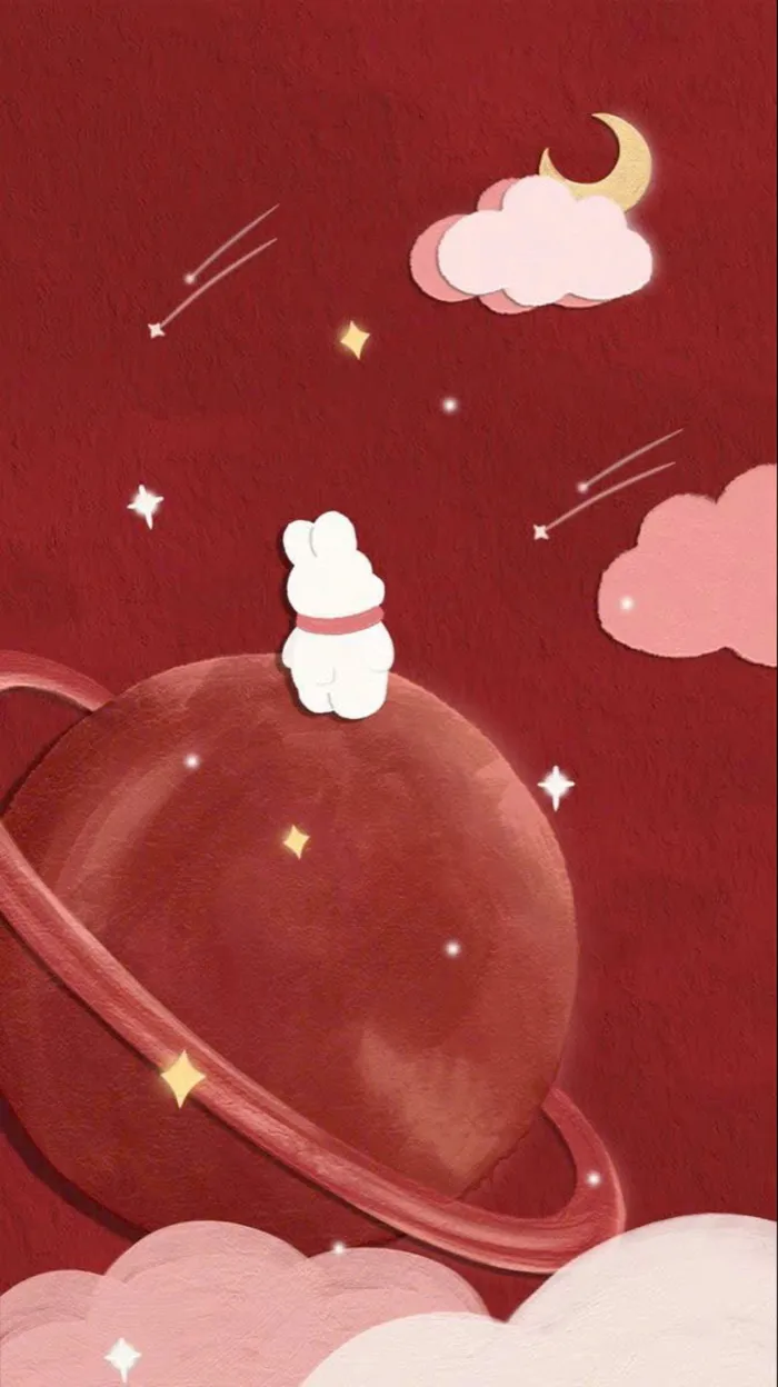 hình nền đỏ cute