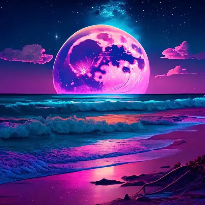 hình nền iphone mặt trăng