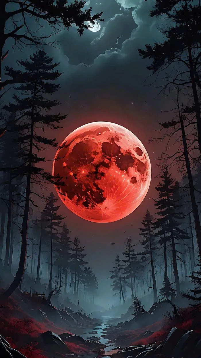 hình nền mặt trăng 3d