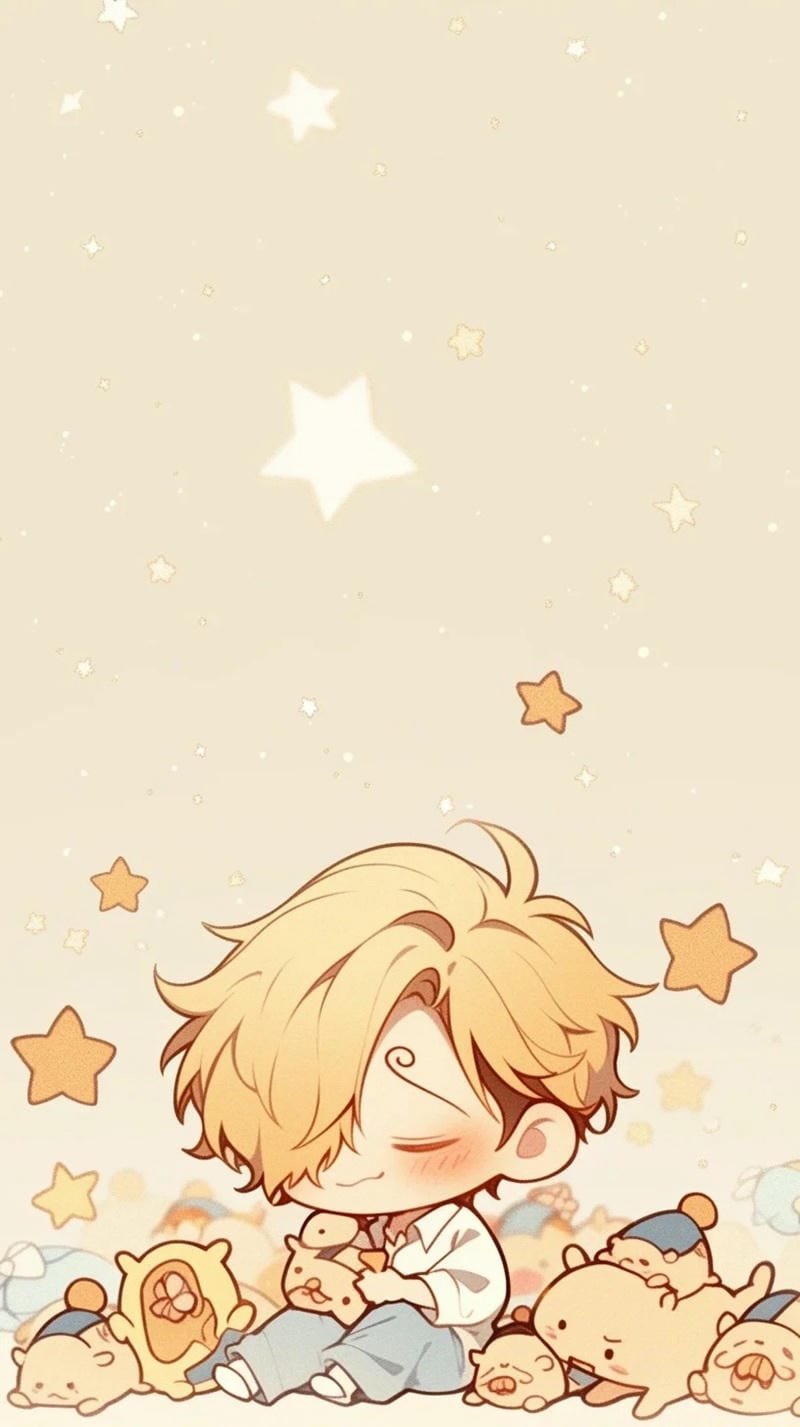 hình nền sanji chibi cute