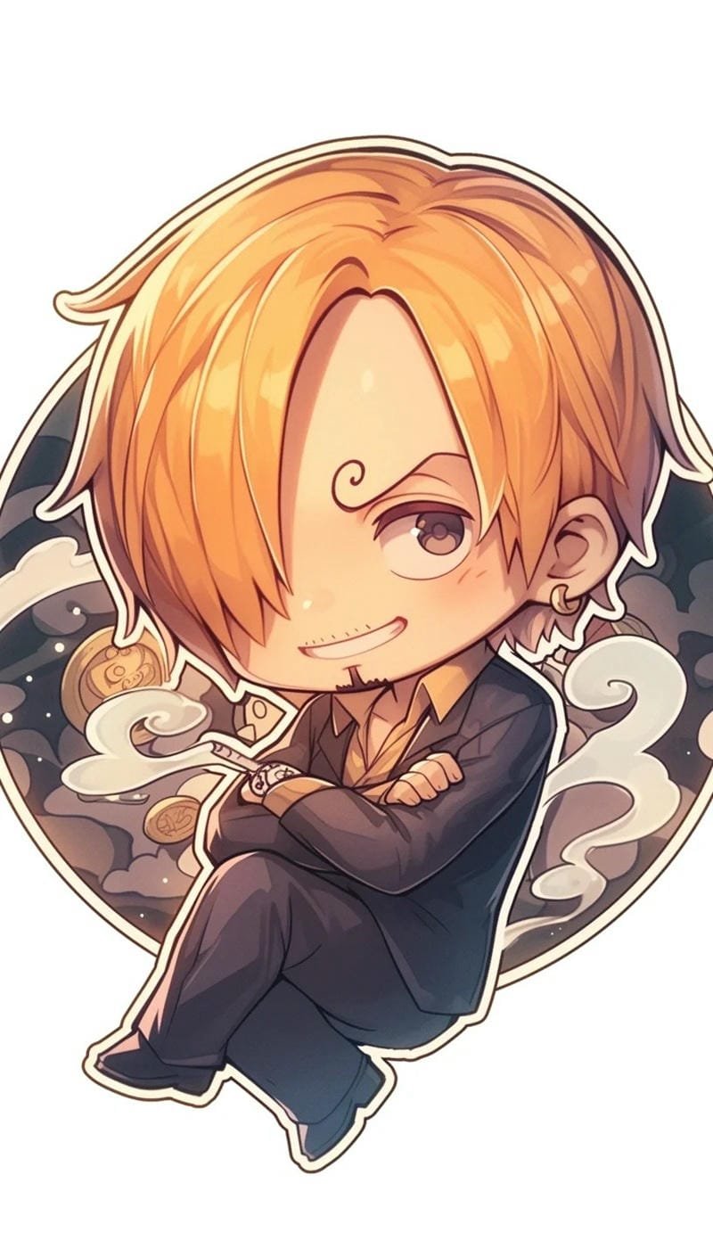 hình nền sanji chibi đẹp