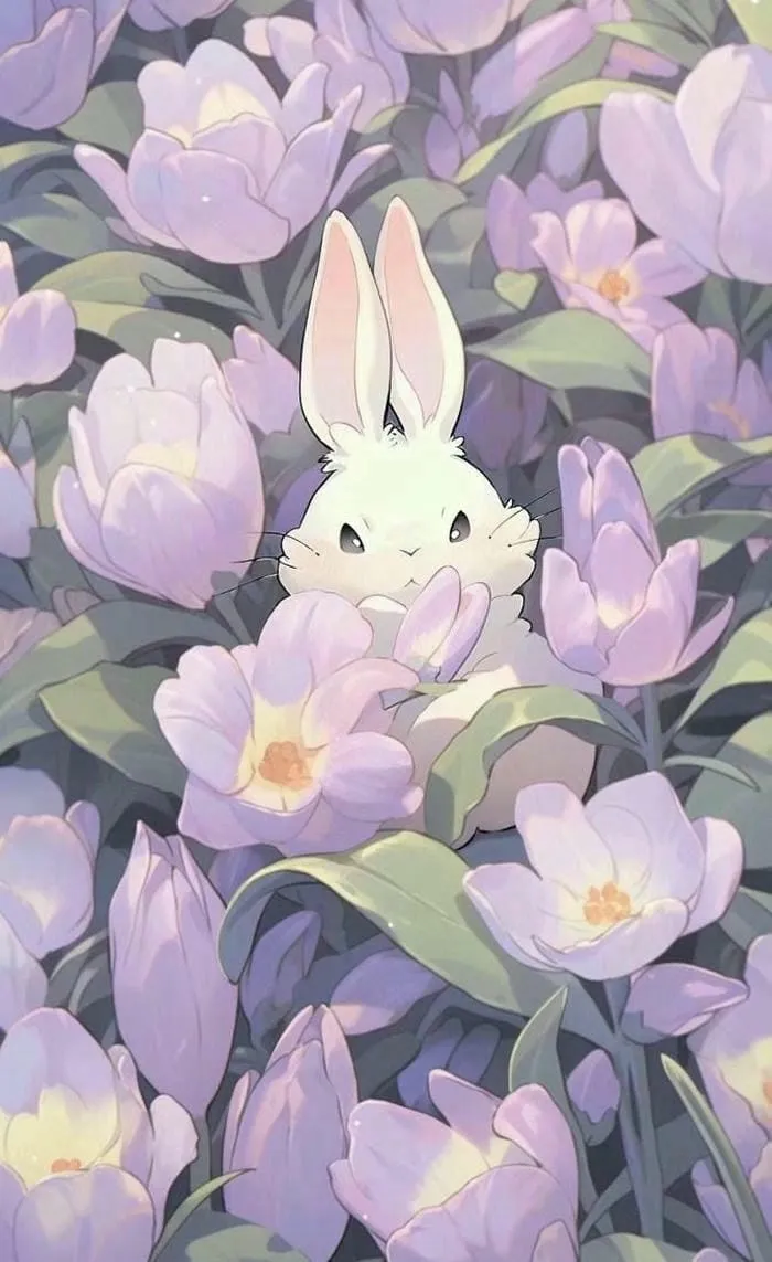 hình nền tím cute