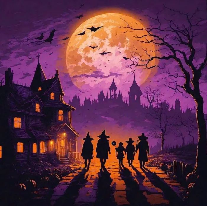 hình vẽ halloween