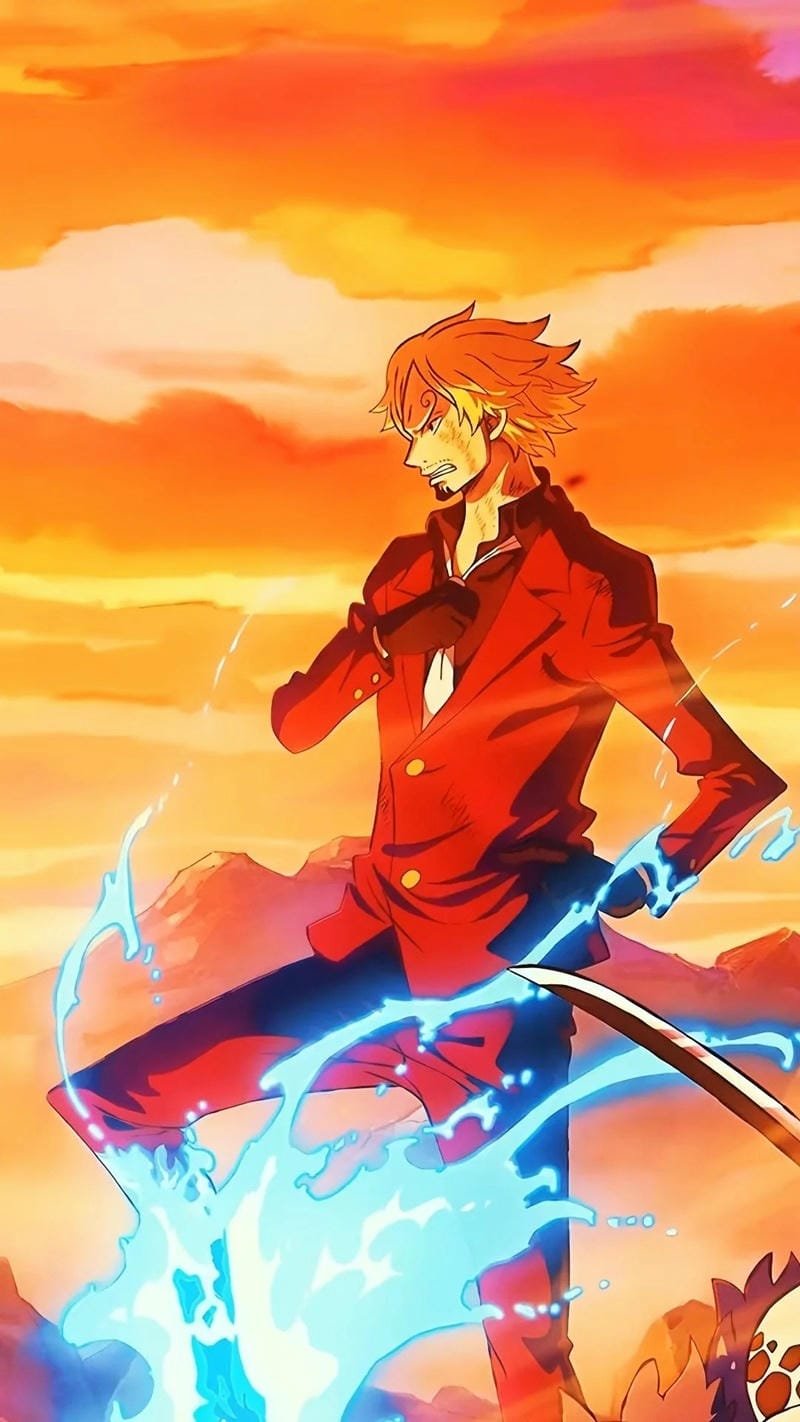 sanji chân lửa ngầu