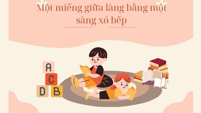 Một miếng giữa làng bằng một sàng xó bếp