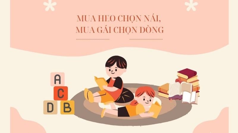 Mua heo chọn nái, mua gái chọn dòng