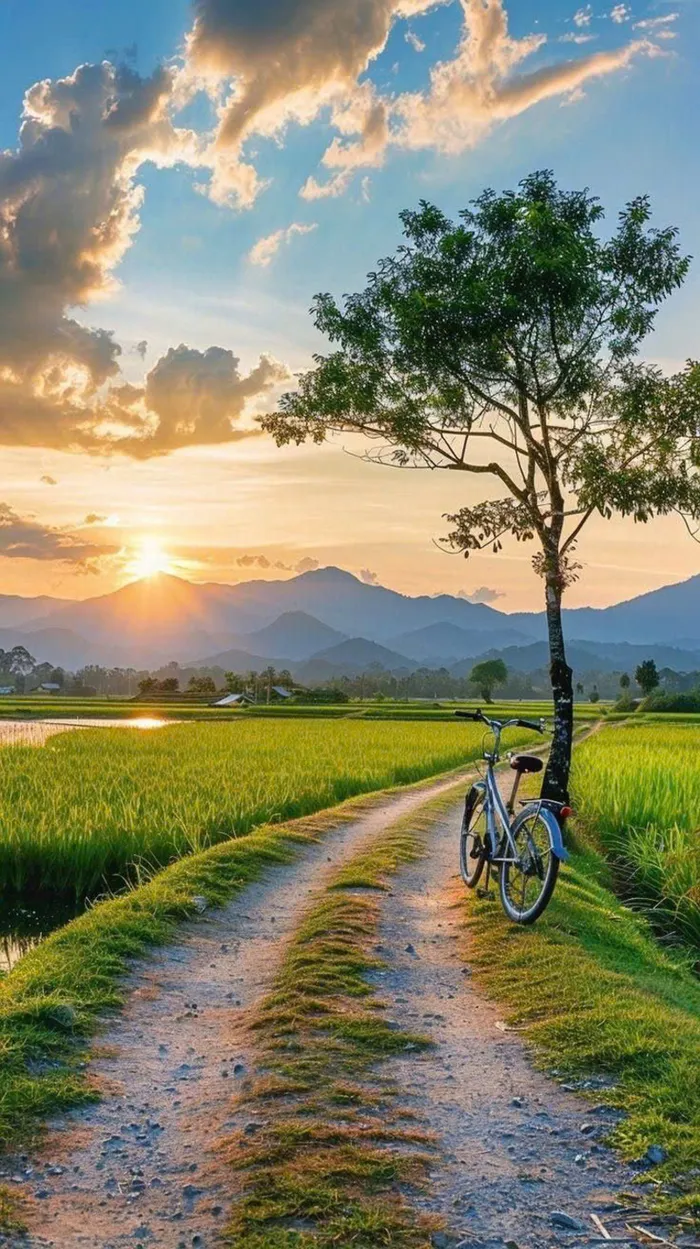 ảnh cánh đồng đẹp