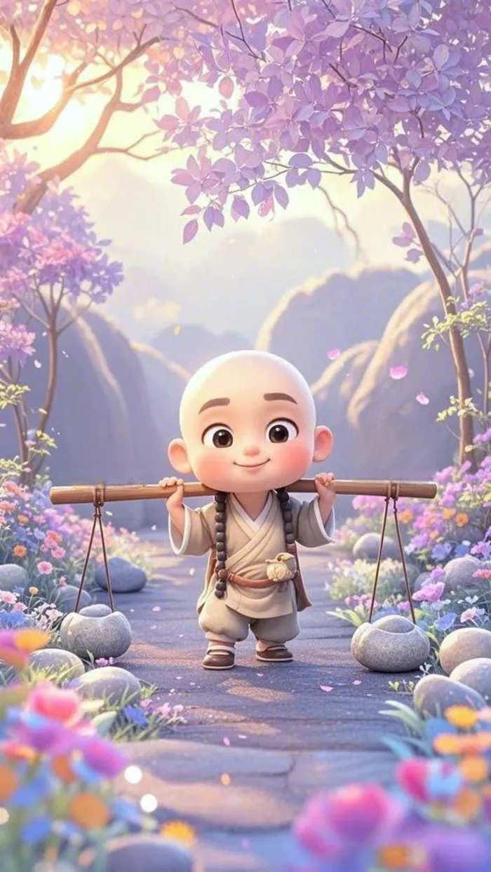 ảnh chú tiểu ngộ nghĩnh