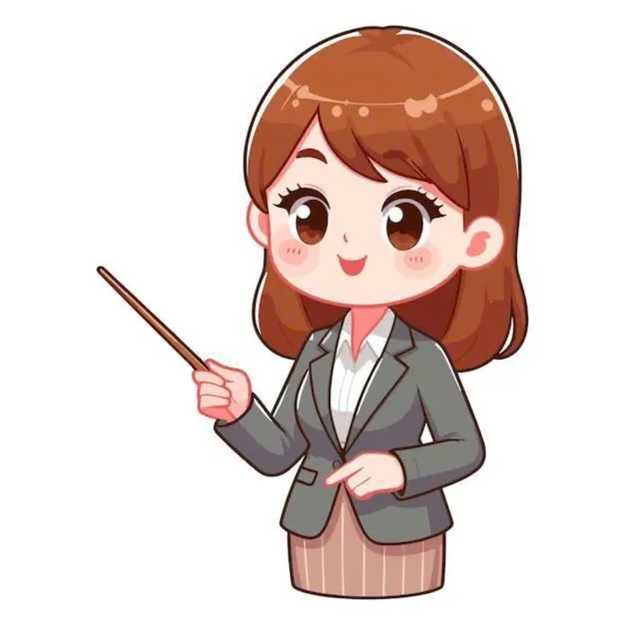 ảnh cô giáo chibi