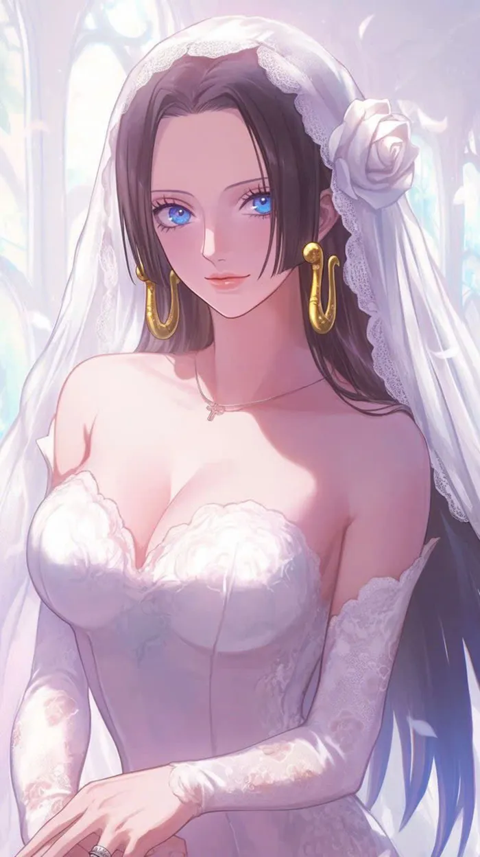 boa hancock cute face