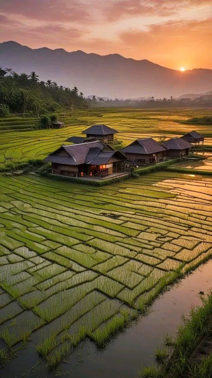 cảnh đồng ruộng đẹp