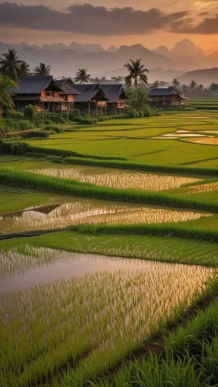 cảnh đồng ruộng