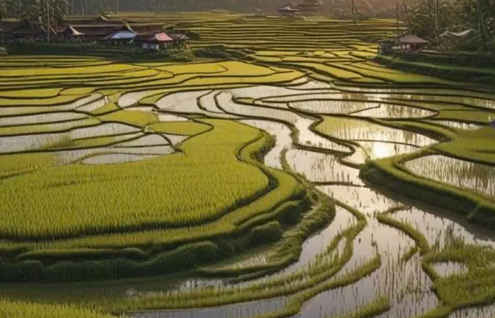 99+ Ảnh cánh đồng xanh mướt, thiên nhiên trong lành và tĩnh lặng