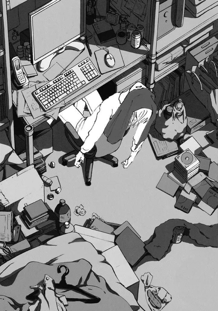 chán nản ảnh mệt mỏi hài hước