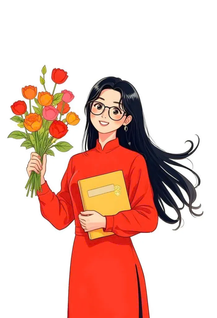 cô giáo dễ thương ảnh