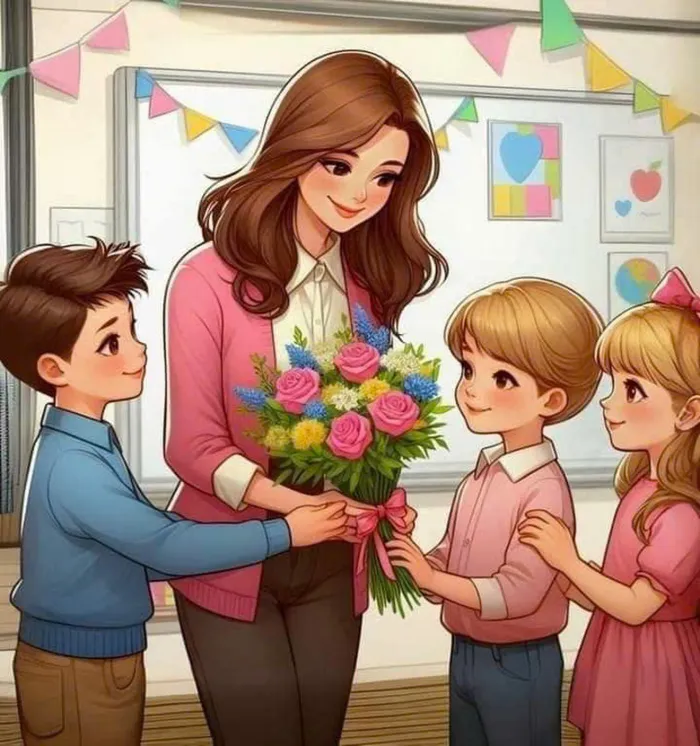 cô giáo và học sinh hình ảnh