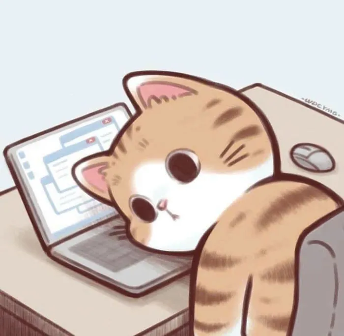 hình ảnh chán nản cute