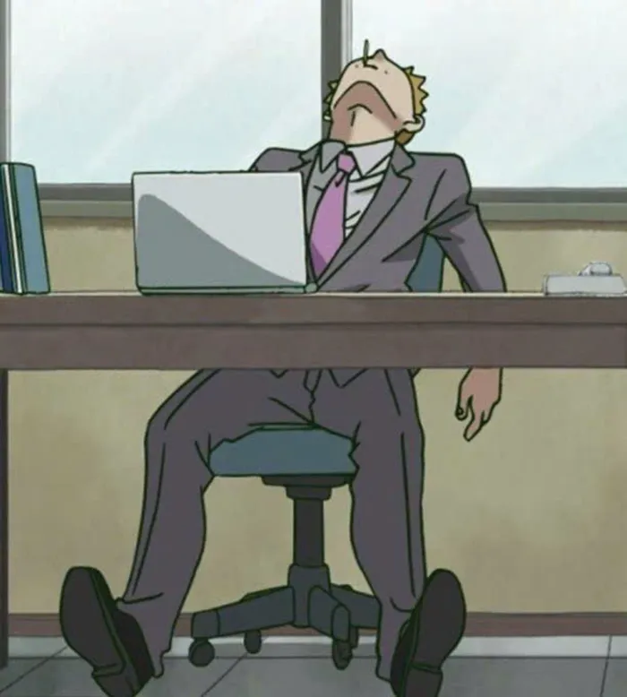 hình ảnh chán nản mệt mỏi