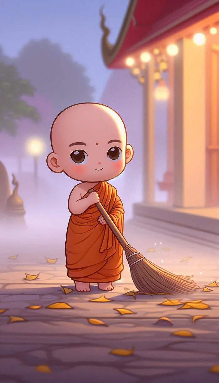 hình ảnh chú tiểu cute