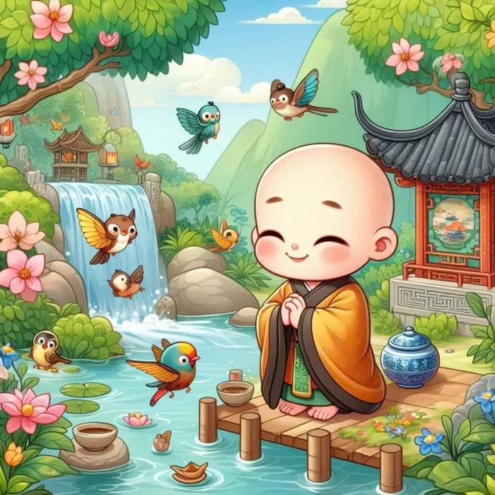 hình ảnh chú tiểu