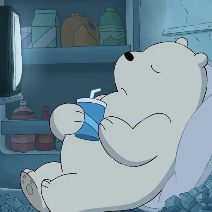 hình ảnh gấu trắng ngầu