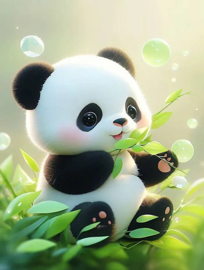 hình ảnh gấu trúc dễ thương