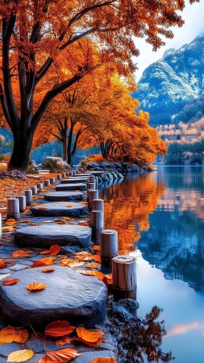 mùa thu đẹp lãng mạn hình ảnh