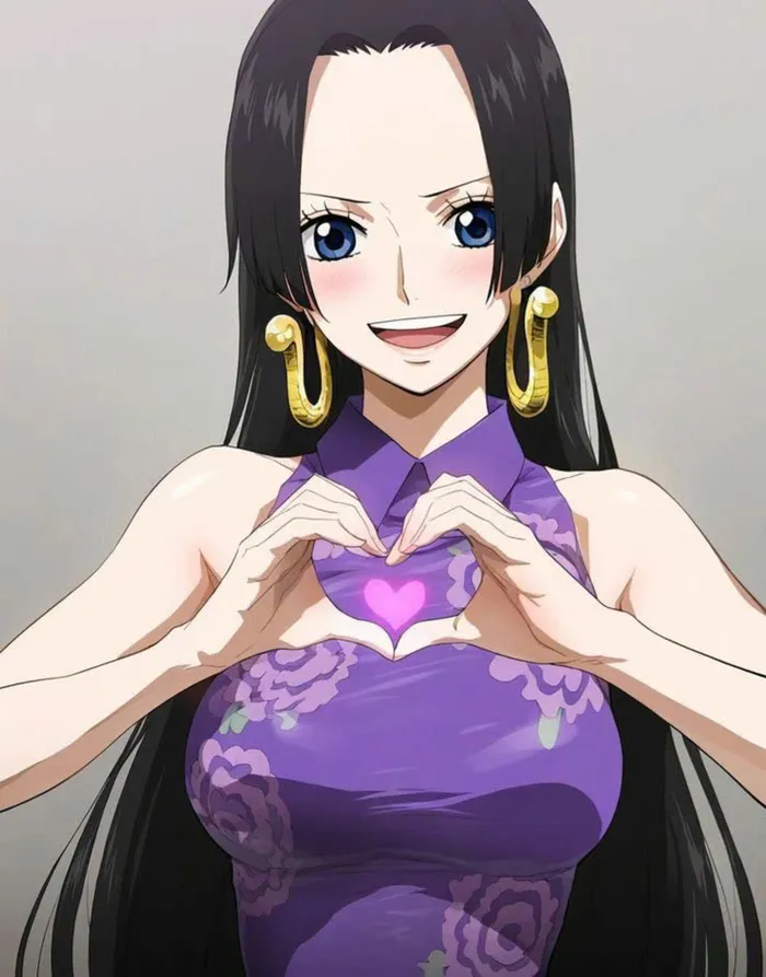 tóc đen hình nền boa hancock