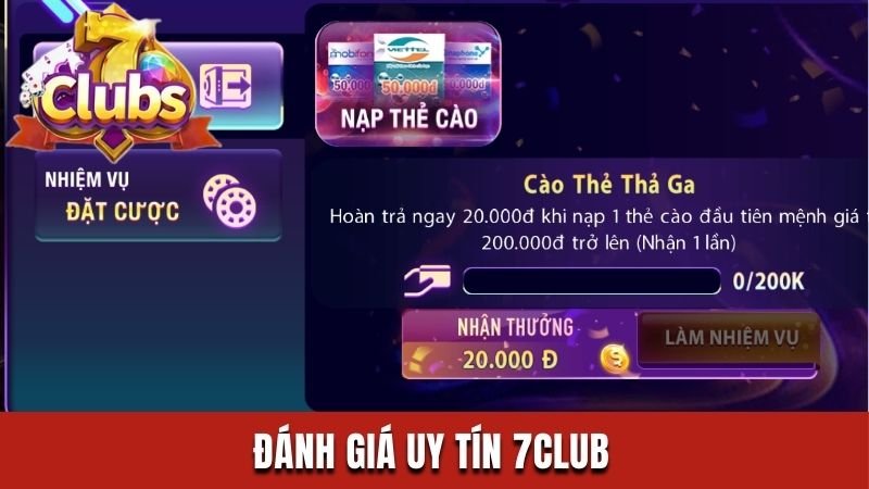 Đánh Giá Uy Tín 7Club – Bóc Trần Sự Thật 100% Tại Đây