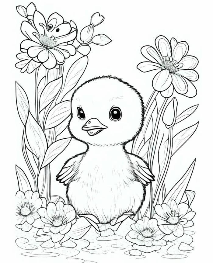 ảnh tranh con vịt