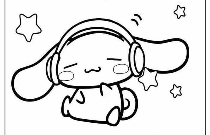 Top 77+ tranh tô màu Cinnamoroll siêu cute, đáng yêu cho bé