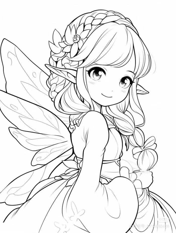 hình ảnh tô màu búp bê