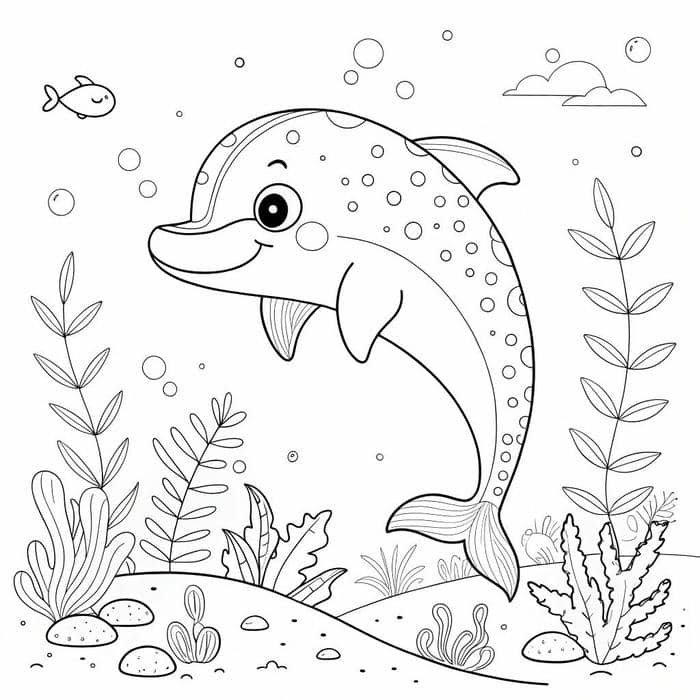 hình con cá tô màu