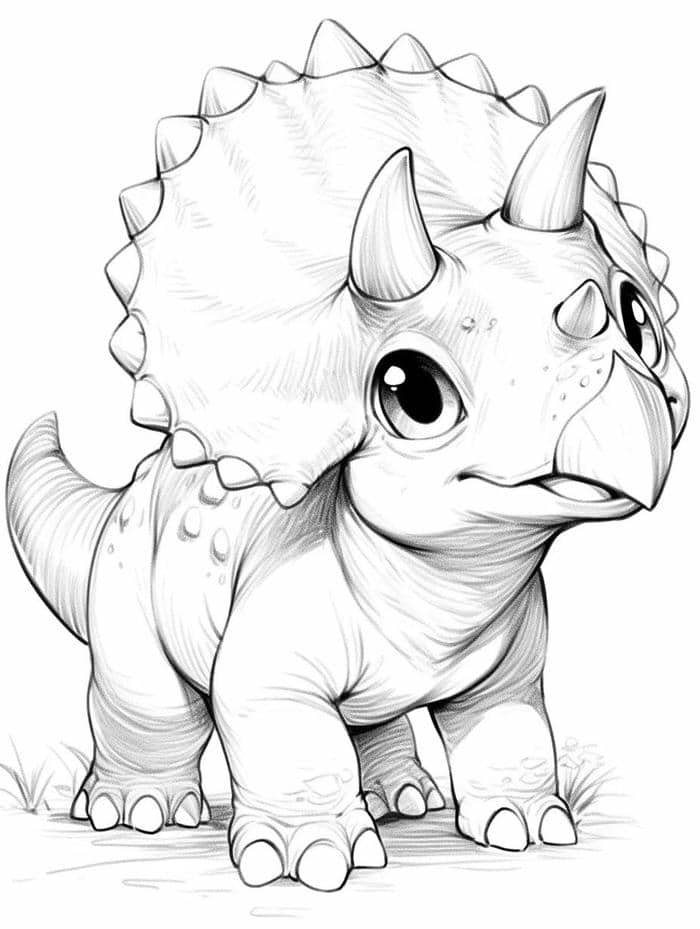 hình khủng long cute