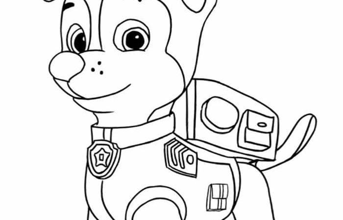 Gợi ý 70+ tranh tô màu con chó đơn giản siêu cute cho bé